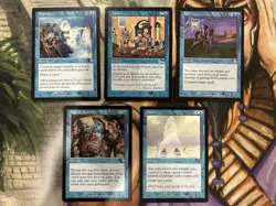 MTG Foil Tinker Gush Fact or Fiction Disrupt Vintage Lot of 5 Cards - NM/LP+ ?? - Image 1