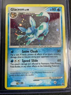 Glaceon Majestic Dawn HOLO Pokemon Card 2008 TCG 5/100 LP - Image 2