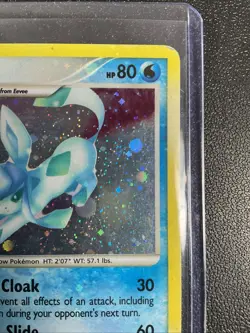 Glaceon Majestic Dawn HOLO Pokemon Card 2008 TCG 5/100 LP - Image 5