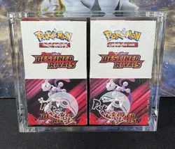 Pokemon Destined Rivals Half Booster Box X2 New & Sealed Case Included - Image 1