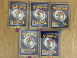 1st Edition Pokemon Card Lot WOTC Jungle Fossil Rhyhorn Spearow Mankey Shellder - Image 3