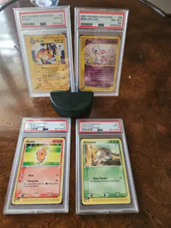 PSA Pokemon E reader lot Raichu Mew Torchic Shroomish - Image 1