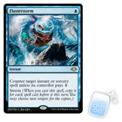 FLUSTERSTORM (MODERN HORIZONS 1 BUY-A-BOX) Promo Magic MTG MINT CARD - Image 1