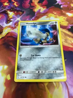 Honedge 107/181 Sm-Team Up Regular LP-Lightly Played Pokemon Card TCG - Image 1