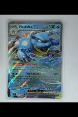 Miscellaneous Cards & Products #030/142 Blastoise ex (Stellar Crown Stamp) - Image 1