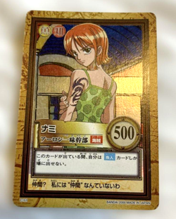 PREORDER Nami HOLO Japanese One Piece Hyper Battle Carddass Card Vintage - Image 1