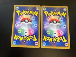 [Chinese] Ceruledge 098/128 & Armarouge 099/128 NM ex Elf Anime Pokemon Toy Card - Image 2