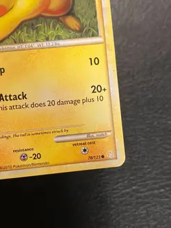 Pokemon TCG - Pikachu 78/123 HeartGold and SoulSilver (2010) Non-Holo - NM - Image 5
