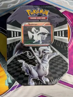 Sealed New Legends Tin Reshiram Pokemon Trading Card Game Pokemon TCG - Image 2