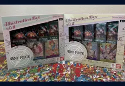 One Piece Trading Card Game: Illustration Box Volume 1 & Volume 2 SEALED - Image 1