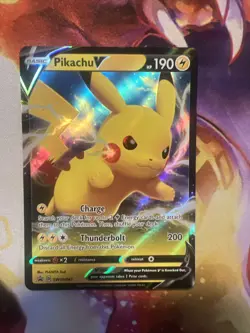 Pikachu V SWSH061 Jumbo Cards Holo for sale online - Image 3