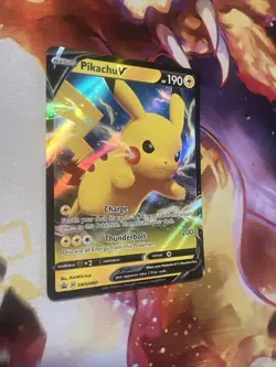 Pikachu V SWSH061 Jumbo Cards Holo for sale online - Image 4