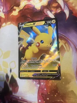 Pikachu V SWSH061 Jumbo Cards Holo for sale online - Image 5