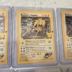 Pokemon Card Rocket's Zapdos 15/132 Celebrations HOLO Lot Of 7 - Image 3
