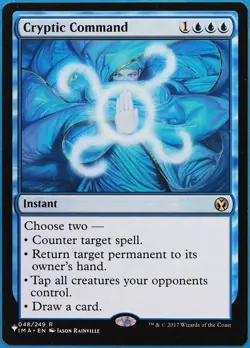 Cryptic Command (The List) Iconic Masters MINT Blue Rare CARD (492720) ABUGames - Image 1