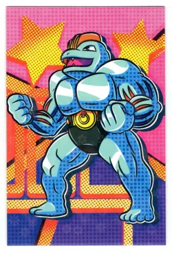 Pokemon * MACHOKE * Cracked Ice HEART Holo Team Rocket Card Database Set - Image 1