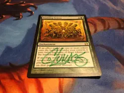 1x Signed Doubling Season Modern Masters Chuck Lukacs MTG Magic the Gathering - Image 1