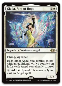 Giada, Font of Hope (Anime) #60 (NM) Foundations Jumpstart J25 Magic MTG edh - Image 1