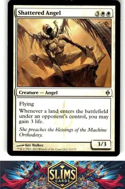 Magic the Gathering MTG New Phyrexia Shattered Angel #23 Buy 2 Get 1 - Image 1