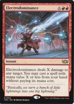 Electrodominance Commander: Tarkir: Dragonstorm Non-Foil Near Mint or Better - Image 1
