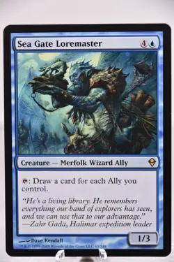 Sea Gate Loremaster - Zendikar - NM - Magic the Gathering - Image 1