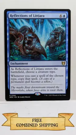 Reflections of Littjara Commander: Wilds of Eldraine Regular - Image 1