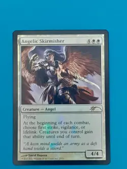 MTG Angelic Skirmisher Unique & Misc. Promos Foil Promo Rare NM - Image 1