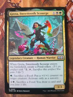 MTG EDH Custom Commander Deck: Greta, Sweettooth Scourge- GB Food - Image 1