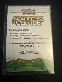 Pokemon TCG XY Fates Collide PreRelease Kit Box OPENED + Plastic Case - No Packs 820650831775 - Image 2