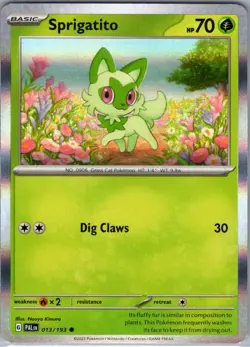 Sprigatito 001/193 Pokemon Card SV: Scarlet & Violet Promo Cards - Image 1