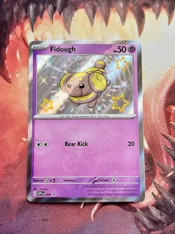 Fidough Pokemon SVP 069 Shiny Holo Black Star Promo NM 🥐 - Image 2