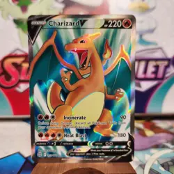 Charizard V 153/172 Full Art - Brilliant Stars - Pokemon TCG - SHIPS FAST - Image 1