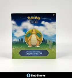 POKEMON GO PREMIER DECK HOLDER COLLECTION DRAGONITE VSTAR SEALED BOX - Image 1