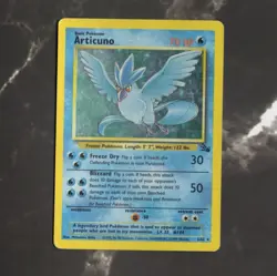 Pokemon TCG Articuno Fossil 2/62 Holo Unlimited Holo Rare 1999 Vintage WOTC HP - Image 1