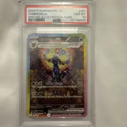2025 POKEMON PRE EN-PRISMATIC EVOLUTIONS #161 UMBREON EX PSA 10 - Image 1