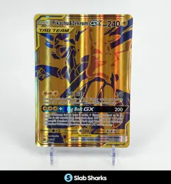 POKEMON TCG PIKACHU & ZEKROM GX TAG TEAM PROMO JUMBO SM248 - Image 1