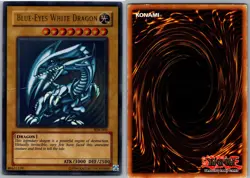 YUGIOH! BLUE-EYES WHITE DRAGON - ULTRA RARE - UNLIMITED - SDK-001 - MP - Image 2