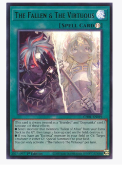 The Fallen & The Virtuous - CH01-EN019 - Ultra Rare YuGiOh - Image 1