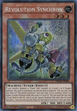 Yugioh MP24-EN090 - Revolution Synchron - Secret Rare - Image 1