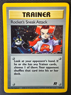 Pokemon Card - Rocket's Sneak Attack - Team Rocket Set - Holo Rare - 16/82 - LP - Image 1