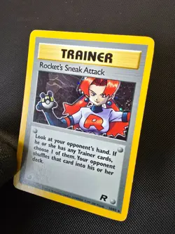 Pokemon Card - Rocket's Sneak Attack - Team Rocket Set - Holo Rare - 16/82 - LP - Image 3