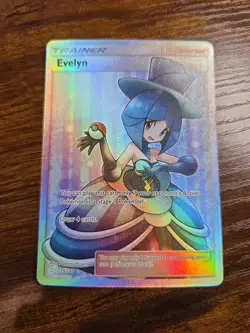 Evelyn Full Art Holo Trainer Card 175/181 - Pokemon Team Up English TCG - Image 2