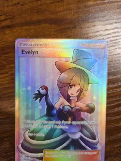 Evelyn Full Art Holo Trainer Card 175/181 - Pokemon Team Up English TCG - Image 3