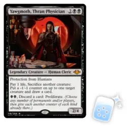 YAWGMOTH, THRAN PHYSICIAN Modern Horizons Magic MTG MINT CARD - Image 1