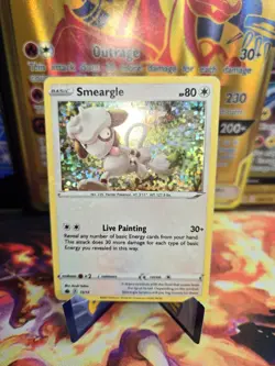 Smeargle 15/15 Holo McDonalds Promo 2022 Pokemon Card LP - Image 1