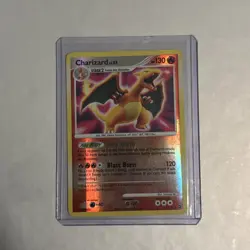 2007 Pokemon TCG Charizard LV.55 Holo Rare Card 3/132 Secret Wonders MP/LP - Image 1