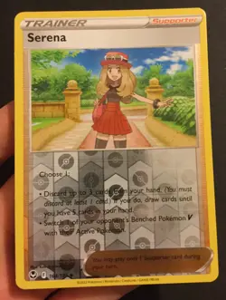 4 X Serena 164/195 Silver Tempest TRAINER Pokemon Cards Playset 1 X Reverse NM - Image 3