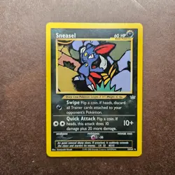 Sneasel 24/64 Pokemon Neo Revelation Regular Rare Card - LP - Image 1