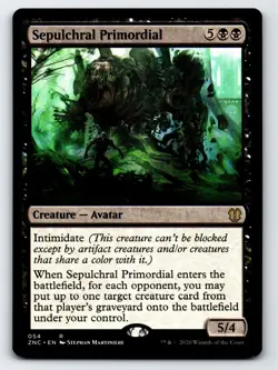 Sepulchral Primordial R Commander: Zendikar Rising # 54 NM Normal - Image 1