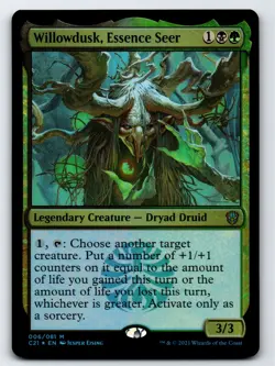 Willowdusk, Essence Seer M Commander 2021 # 6 NM Foil - Image 1